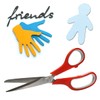 8.25" Soft Grip Scissors with Steel Blades, Super Sharp, Multipurpose