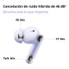 Realme Buds T310 Cancelació 46db De Ruido Audio 360° Púrpura