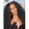 Domiso Kinky Curly V Part Wig With Invisi Drawstring Human