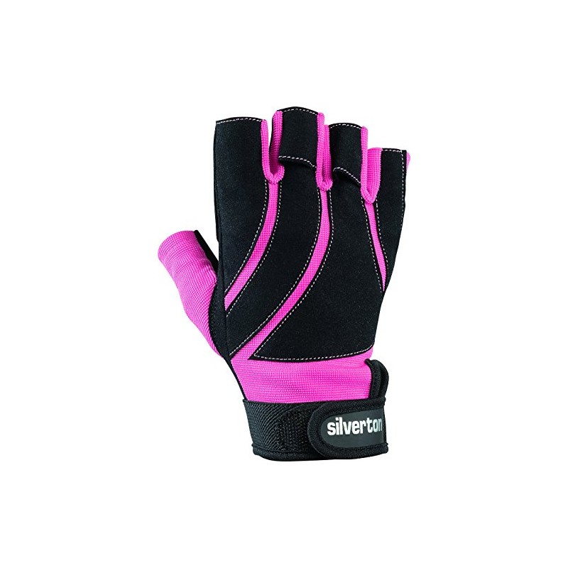 Silverton Lady Pro Women's Gloves, Black/Pink, L