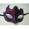 mgmb Purple Black Venetian Mask Masquerade Mardi Gras