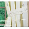 Today's Curtain, Forget-Me-Not Swag 38", Ecru/Rose, 60" W x 38"