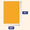 24 Pieces, 85 lb (230 gsm) - Orange Cardstock, Thick