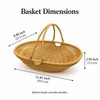 Woven Storage Basket for Home Organization – Portable Open-Top Basket