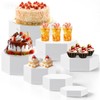 Leinuosen 7 Pcs Large Hexagonal Buffet Risers Set 6" to