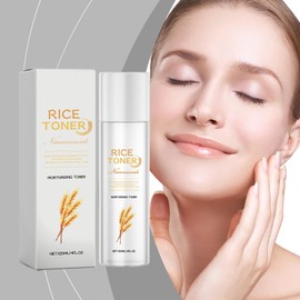 Rice Pure Essential Toner, 120 Ml Feuchtigkeitsspendender Milch-Toner Natural Rice Face Toner Glow Toner Gesicht Porenverfeinernder Gesichts-Toner Für Trockene Haut, Reparieren Sie Die Hautbarriere