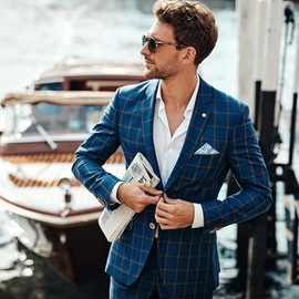 BOBOZHONG Pocket Square Holder,2 Pack Men Handkerchief Holder Assorted for Men Prefolded Silk Square Scarf Pocket Square Organizer Accessories for Suits Vests