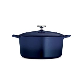 Tramontina Gourmet 5.5 Qt Enameled Cast-Iron Dutch Oven with Graded Round Cover