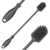 12.5" Silicone Cleaning Brush: For Bottles, Long Handle Kitchen Sponge