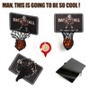 GYSH Indoors Office Desktop Mini Basketball Hoop,Smallest Foam Basketball and