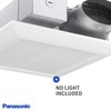 Panasonic FV-0510VS1 WhisperValue DC Ventilation Fan, 50-80-100 CFM , White