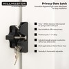 HILLMASTER Key Lockable 2 Sided Gate Latch Key,Self Locking Gate