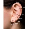 AVYRING 16G Ear Piercing Kit, Stainless Steel Tragus Conch Helix