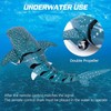 RC Shark Toy Pool Boat Toy High Simulation Light Effect