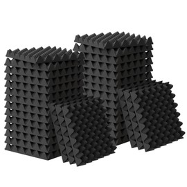 24 Pack 1.5"X12"X12" Sound Proof Egg Crate Foam(Most Soundproofing Design), Upgraded Sound Proof Foam Panels for Walls, Doors, Fire-Retardent Foam Padding, Soundproof Foam Made by WVOVW