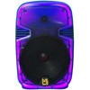MR DJ PL12FLAME 12" Portable Translucent Bluetooth Speaker