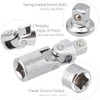 BESTU Universal Joint Insertion Angle 1/4" 3/8" 1/2" (6.35mm 9.5mm