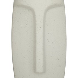 The Novogratz Ceramic Decorative Vase Easter Island Head Centerpiece Vases, Set of 2 Flower Vases for Home Decoration 15", 12"H, Multi Colored