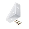 uxcell 10Pcs Angle Corner Brackets 38mm x 38mm, Cold Rolled