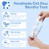 Handmade Taba Big Cat Paw Squeeze Toys, Taba Squishy Big