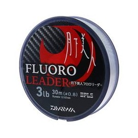 DAIWA Floro Line Tsukiyobijin Florolider, 3 lb, 30 m, Natural Clear