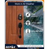 SEPOX® Keyless Smart Lock for Front Door 2 PCS, Fingerprint