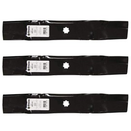 RAParts 92616 Set of Three (3) Mower Blades Fits John Deere D155, D160, E140