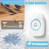 8 Pcs Waterproof Doorbell Kit 4 Pcs Home Doorbell with