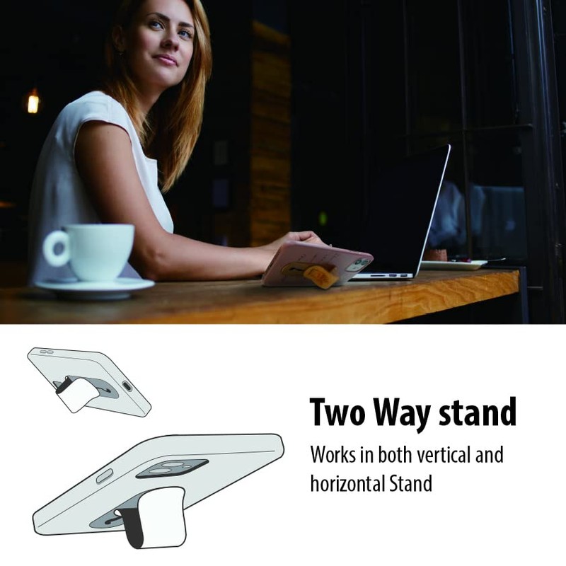 Momostick Flatstick, Cell Phone Finger Grip Strap Holder for Hand,