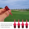 NOLITOY 8pcs Golf Brush Tees Plastic Spike Holder Protection with