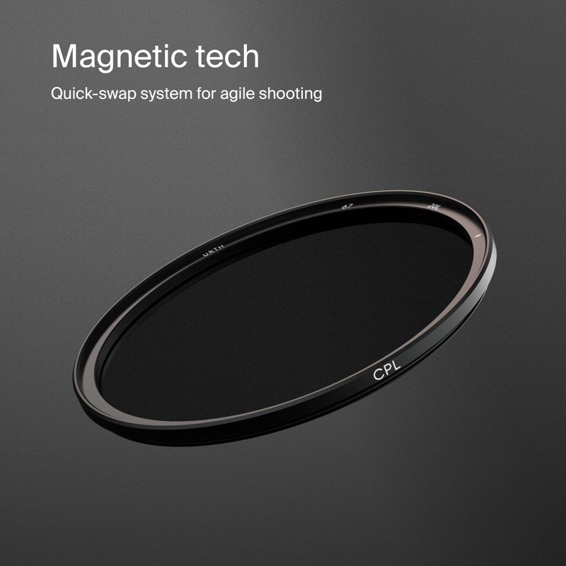 Urth 58mm Magnetic Circular Polarizing (CPL) Lens Filter (Plus+) —