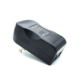48V Gigabit Power Over Ethernet POE Injector, 24W Wall PoE Adapter,100/1000Mbps 802.3af Compliant, Up to 100 Meters (328 Feet)