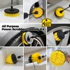 Holikme 4 Pack Drill Brush Attachments Set, Power Scrubber with