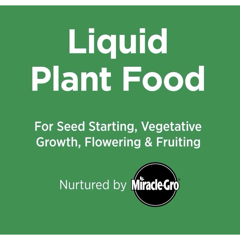 Aerogarden Liquid Plant Food Nutrients 3 OZ for Hydroponics Nutrients