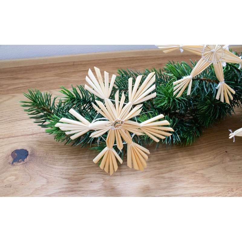 Annastore Hanging Straw Stars, Various Sizes - Straw Stars, Tree