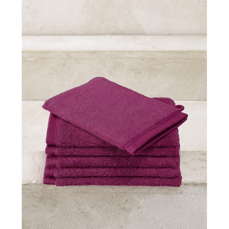 De Witte Lietaer Contessa Cotton Gloves, Aubergine, 15 x 22