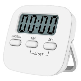 Jsdoin JS Kitchen Timer, White, 1 Pack