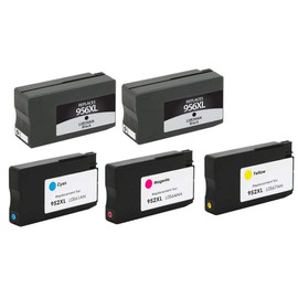 SuppliesMAX Remanufactured Replacement for HP OfficeJet Pro 7720/7730/8200/8210/8700/8720/8725/8730/8740 High Yield Inkjet Combo Pack (2-BK/1-C/M/Y) (NO. 956XL/NO. 952XL) (N9K31BN_1PK/N9K30BN_1PKMP)