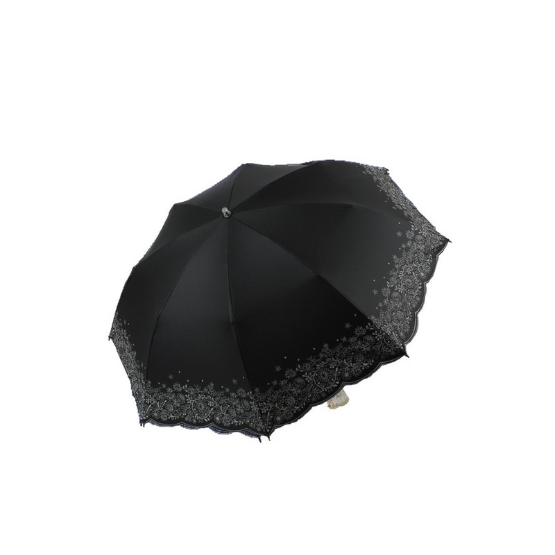 [Metrocity] Line Flower Sun Protection Umbrella MPSJ-0111