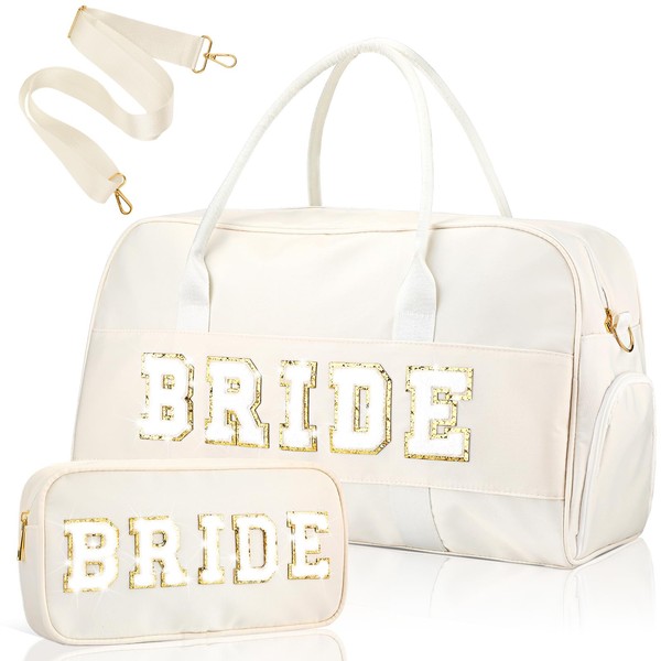 Bulyoou 2 Pcs Duffle Bag for Travel Bride Groom Duffle