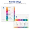Avery Extra-Wide Ready Index Dividers for 3 Ring Binders, 9-1/4"