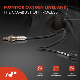 A-Premium Sensor de oxígeno O2 de repuesto para Jaguar S-Type 2006-2008 Super V8 XF XFR XJ8 XJR XK XKR Downstream