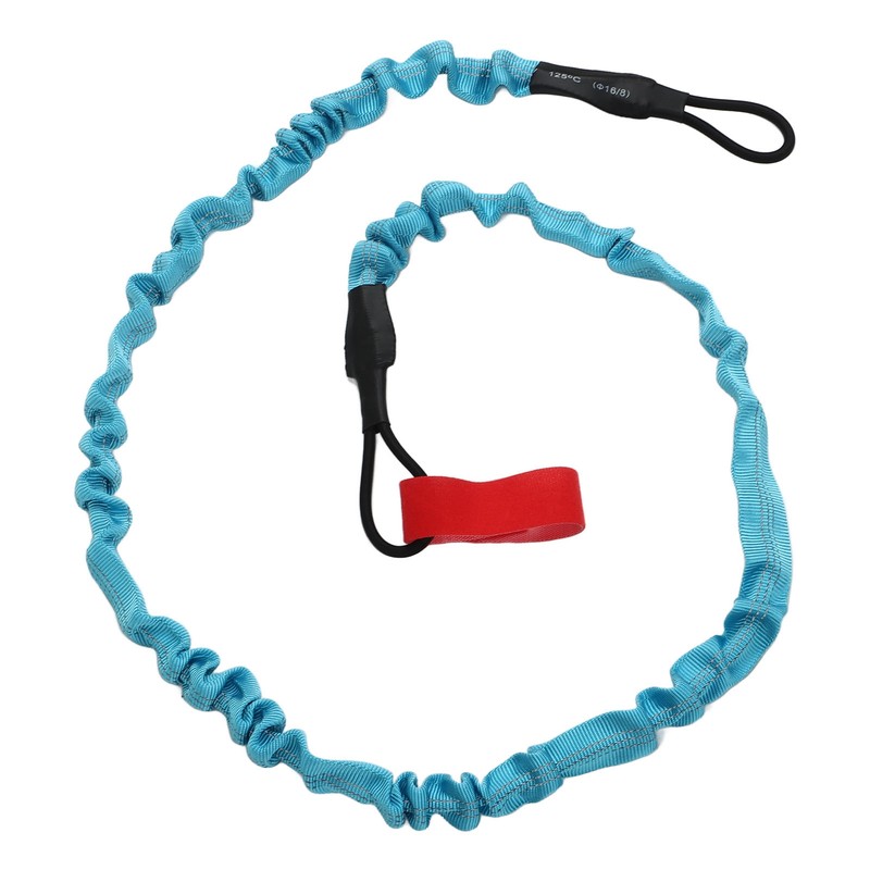 2Pcs Kayak Paddle Leash Nylon Rubber Corrosion Resistant Stretchable Anti
