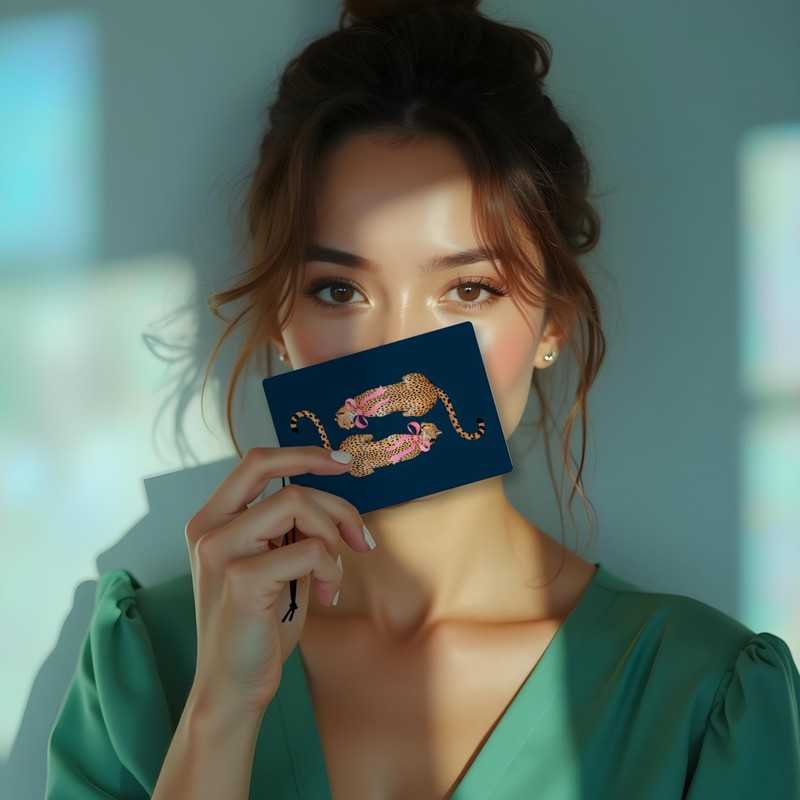 RYVJU Blue Trendy Retro Cheetah Cologne Car Scents Air Freshener