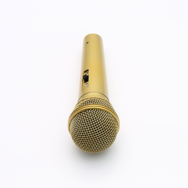 Play Avenue Microphone Costume Accessory Gold Unisex