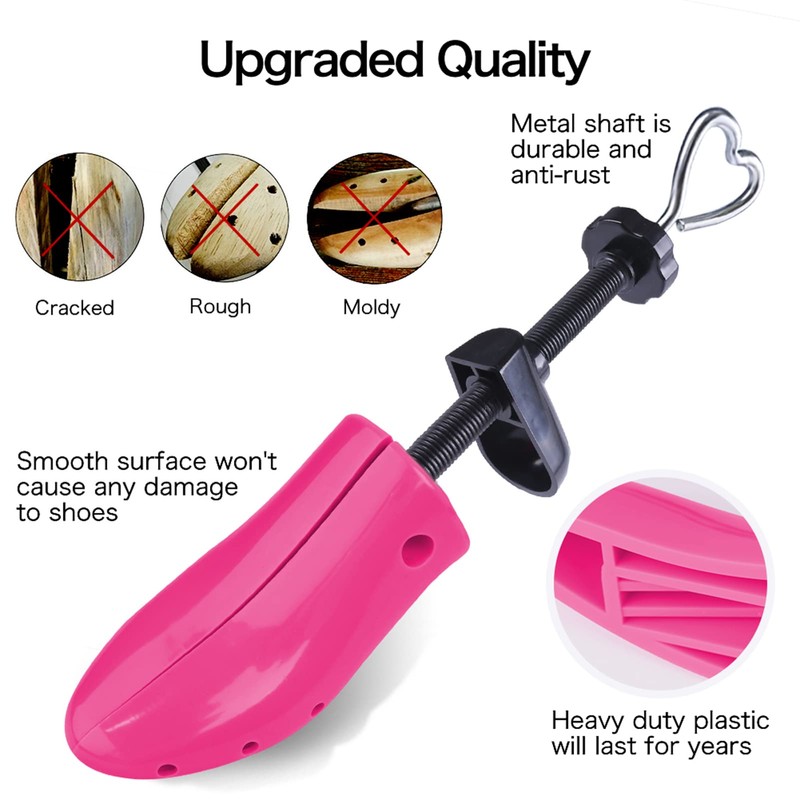 LANNEY Shoe Stretcher Women Wide Feet - 4 Way Adjustable