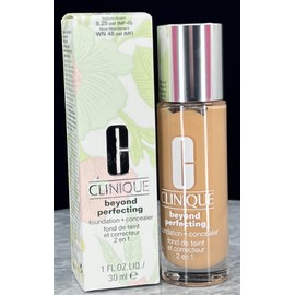 Clinique Beyond Perfecting Foundation + Concealer 8.25 Oat (MF-G) 1 oz (NIB)