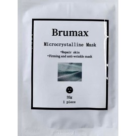 BRUMAX MICROCRYSTALLINE FACE MASK, Hyaluronic Acid, Essence, Face Wrinkle Lifting, Moisturizer, Tighten, Repair, Environmental-friendly crystal clear, Dissolvable (4PC)