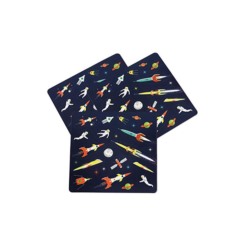 Rex London Space Age Stickers (3 Sheets)