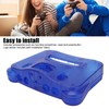 Retro Video Game Console Case Translucent Blue Replacement Protective Shell